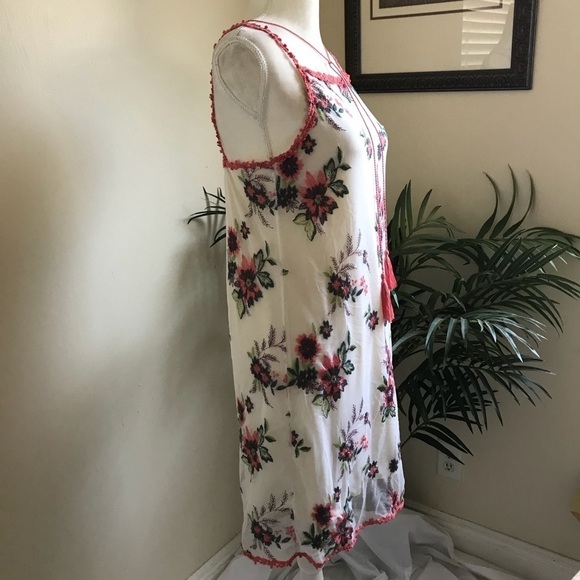 Chelsea & Violet Embroidered Mesh Dress S - Picture 5 of 7